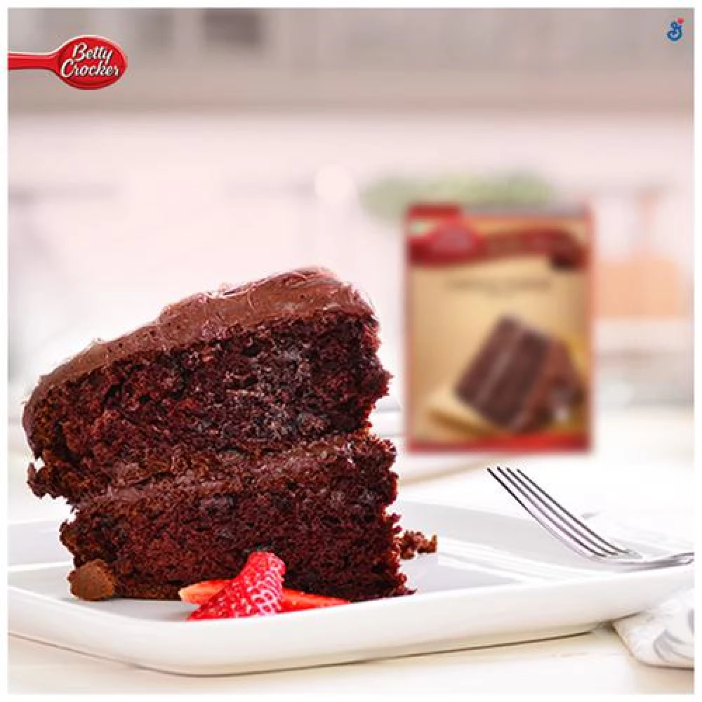 Betty Crocker Cake Mix - Choco Fudge Rich Chocolate, 475 g Carton-8.webp